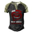 In My Memory Of My Dad Amyloidosis Awareness Men's Henley Raglan T-Shirt Black Forest