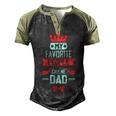 Mens My Favorite People Call Me Pop Fathers Day Men's Henley Shirt Raglan Sleeve 3D Print T-shirt Black Forest