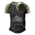 Motorcycle Ugly Christmaser Xmas 471 Shirt Men's Henley Shirt Raglan Sleeve 3D Print T-shirt Black Forest