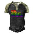 Mr Steal Yo Dad Gay Pride Month Parade Steal Your Dad Men's Henley Raglan T-Shirt Black Forest