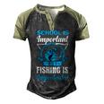N Fishing Fisherman Kids Boys Men Bass Fishing Men's Henley Shirt Raglan Sleeve 3D Print T-shirt Black Forest