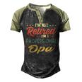 Opa Grandpa Gift Im A Professional Opa Men's Henley Shirt Raglan Sleeve 3D Print T-shirt Black Forest