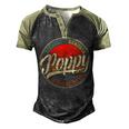 Poppy Because Grandpa Is For Old Guys V2 Men's Henley Shirt Raglan Sleeve 3D Print T-shirt Black Forest