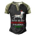 This Is My Christmas Pajama 875 Shirt Men's Henley Shirt Raglan Sleeve 3D Print T-shirt Black Forest