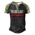 To Do List Your Dad 504 Trending Shirt Men's Henley Shirt Raglan Sleeve 3D Print T-shirt Black Forest