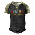 Today’S Agenda Camping Men's Henley Shirt Raglan Sleeve 3D Print T-shirt Black Forest