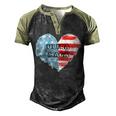 Ultra Maga And Proud Of It American Flag Vote Red Men's Henley Shirt Raglan Sleeve 3D Print T-shirt Black Forest