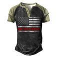 Ultra Maga United State Flag V2 Men's Henley Shirt Raglan Sleeve 3D Print T-shirt Black Forest