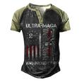 Ultra Maga We The People Proud Republican Usa Flag Men's Henley Shirt Raglan Sleeve 3D Print T-shirt Black Forest