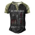 Ultra Maga We The People Proud Republican Usa Flag V2 Men's Henley Shirt Raglan Sleeve 3D Print T-shirt Black Forest