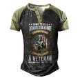 Veteran Veterans Day A Veteran Does Not Have That Problem 150 Navy Soldier Army Military Men's Henley Shirt Raglan Sleeve 3D Print T-shirt Black Forest
