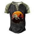 Vintage Retro Rock Climber 161 Shirt Men's Henley Shirt Raglan Sleeve 3D Print T-shirt Black Forest