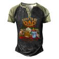 Vintage Soon To Be Dad 2022 Fathers Day Men's Henley Raglan T-Shirt Black Forest