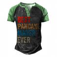 Best Pancake Maker Ever Baking For Baker Dad Or Mom Men's Henley Shirt Raglan Sleeve 3D Print T-shirt Black Green