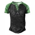 Mens Dad Est 2022 Promoted To Daddy 2022 Fathers Day Men's Henley Raglan T-Shirt Black Green