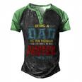 Being A Dad Is An Honor Being A Pawpaw Is Priceless Vintage Men's Henley Raglan T-Shirt Black Green