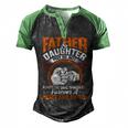 Father Grandpa Father And Daughter Heart And Soul Matching 175 Family Dad Men's Henley Shirt Raglan Sleeve 3D Print T-shirt Black Green