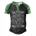 Father Grandpa I Dont Have A Stepdaughter But I Have An Awesome Daughter Stepdad 193 Family Dad Men's Henley Shirt Raglan Sleeve 3D Print T-shirt Black Green