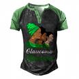 Glaucoma Awareness Green Women Glaucoma Glaucoma Awareness Men's Henley Shirt Raglan Sleeve 3D Print T-shirt Black Green