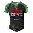 Im Her Firecracker 4Th Of July Matching Couple For Her Men's Henley Shirt Raglan Sleeve 3D Print T-shirt Black Green