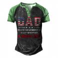 At Least You Dont Have A Liberal Child American Flag Men's Henley Raglan T-Shirt Black Green