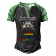 Lgbt Daddy Bear Gay And Lesbian Pride Im Your Dad Now Father Men's Henley Raglan T-Shirt Black Green
