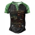 My Daughter Wears Combat Boots Proud Army Dad Men's Henley Shirt Raglan Sleeve 3D Print T-shirt Black Green