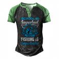 N Fishing Fisherman Kids Boys Men Bass Fishing Men's Henley Shirt Raglan Sleeve 3D Print T-shirt Black Green