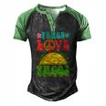Peace Love Tacos Groovy For Retro Hippie Men's Henley Raglan T-Shirt Black Green