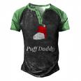Puff Daddy Asthma Awareness Men's Henley Raglan T-Shirt Black Green