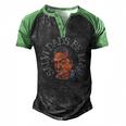 Salvi Dads Be Like Fathers Day Men's Henley Raglan T-Shirt Black Green