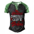 The Greatest Christmas Is Jesus Christmas Xmas A Men's Henley Shirt Raglan Sleeve 3D Print T-shirt Black Green