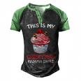 This Is My Christmas Pajama 878 Shirt Men's Henley Shirt Raglan Sleeve 3D Print T-shirt Black Green