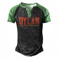 Vintage Retro Bob Dylan&X27S Underline Fans Art Men Women Men's Henley Shirt Raglan Sleeve 3D Print T-shirt Black Green