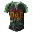 Vintage Thirteen Retro Proud Dad Of An 544 Shirt Men's Henley Shirt Raglan Sleeve 3D Print T-shirt Black Green