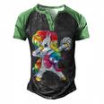 Volleyball Womens 168 Shirt Men's Henley Shirt Raglan Sleeve 3D Print T-shirt Black Green