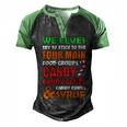 We Elves Try To Stick To The Four Main Food Groups Funny Christmas 608 Trending Shirt Men's Henley Shirt Raglan Sleeve 3D Print T-shirt Black Green