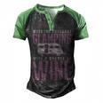 Weekend Forecast Camping With A Chance 18 Shirt Men's Henley Shirt Raglan Sleeve 3D Print T-shirt Black Green