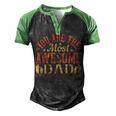 You Are The Most Awesome Dad Men's Henley Shirt Raglan Sleeve 3D Print T-shirt Black Green