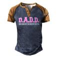 Daughter Dads Against Daughters Dating Dad Men's Henley Raglan T-Shirt Brown Orange