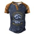 Father Grandpa Being A Dad Is An Honor Being A Papa Is Priceless S Day241 Family Dad Men's Henley Shirt Raglan Sleeve 3D Print T-shirt Brown Orange
