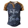 Matching Bridal Party For Family Father Of The Bride Men's Henley Shirt Raglan Sleeve 3D Print T-shirt Brown Orange