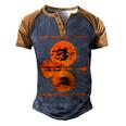 My Broom Broke So Now I Go Fishing 56 Shirt Men's Henley Shirt Raglan Sleeve 3D Print T-shirt Brown Orange