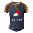 Puff Daddy Asthma Awareness Men's Henley Raglan T-Shirt Brown Orange