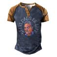 Salvi Dads Be Like Fathers Day Men's Henley Raglan T-Shirt Brown Orange