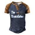 The Scotch Father Whiskey Lover From Her Classic Men's Henley Raglan T-Shirt Brown Orange