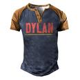 Vintage Retro Bob Dylan&X27S Underline Fans Art Men Women Men's Henley Shirt Raglan Sleeve 3D Print T-shirt Brown Orange