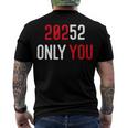 20252 Only You Funny Men's Crewneck Short Sleeve Back Print T-shirt