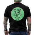 Aloha Aina Love Of The Land Men's Back Print T-shirt
