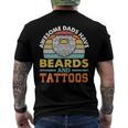 Awesome Dads Have Beards And Tattoo Men's Back Print T-shirt